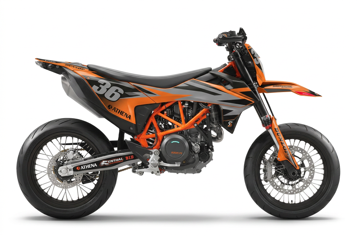 Supermoto Graphics Factory Look – Graphics suitable for KTM SMCR 690