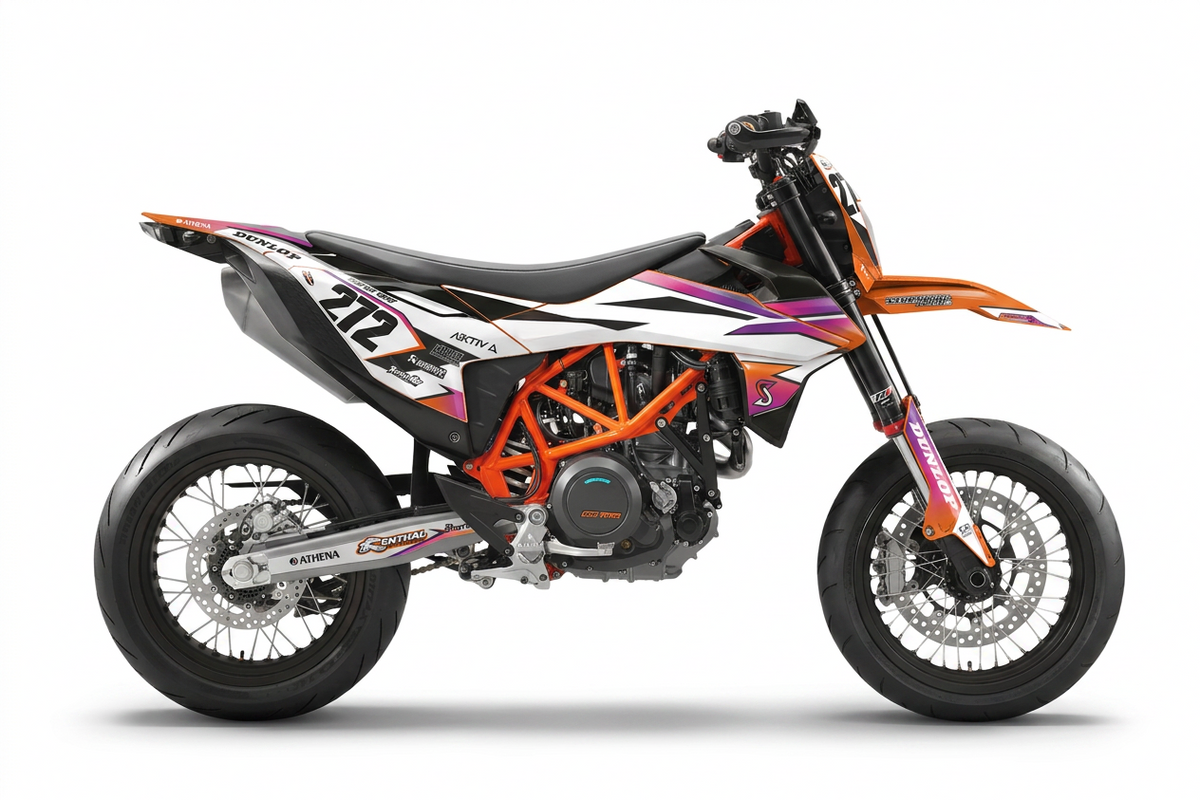 Supermoto Graphics Werx Look – Graphics suitable for KTM SMCR 690
