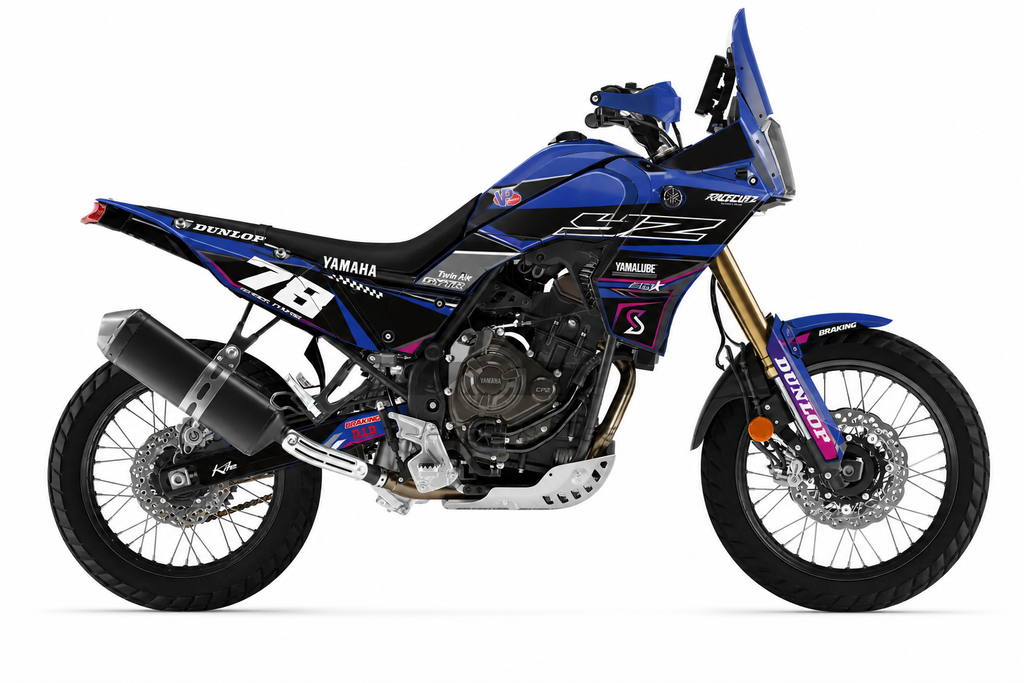 Aufkleber-Set Checkerboard – Dekor für Yamaha Ténéré 700