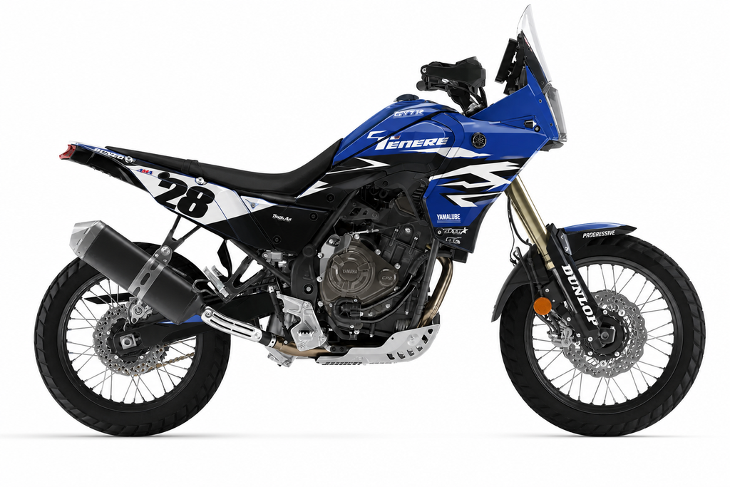 Aufkleber-Set Factory Look – Dekor für Yamaha Ténéré 700