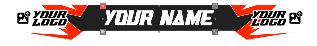 Custom Helm Visier Sticker - Lightning