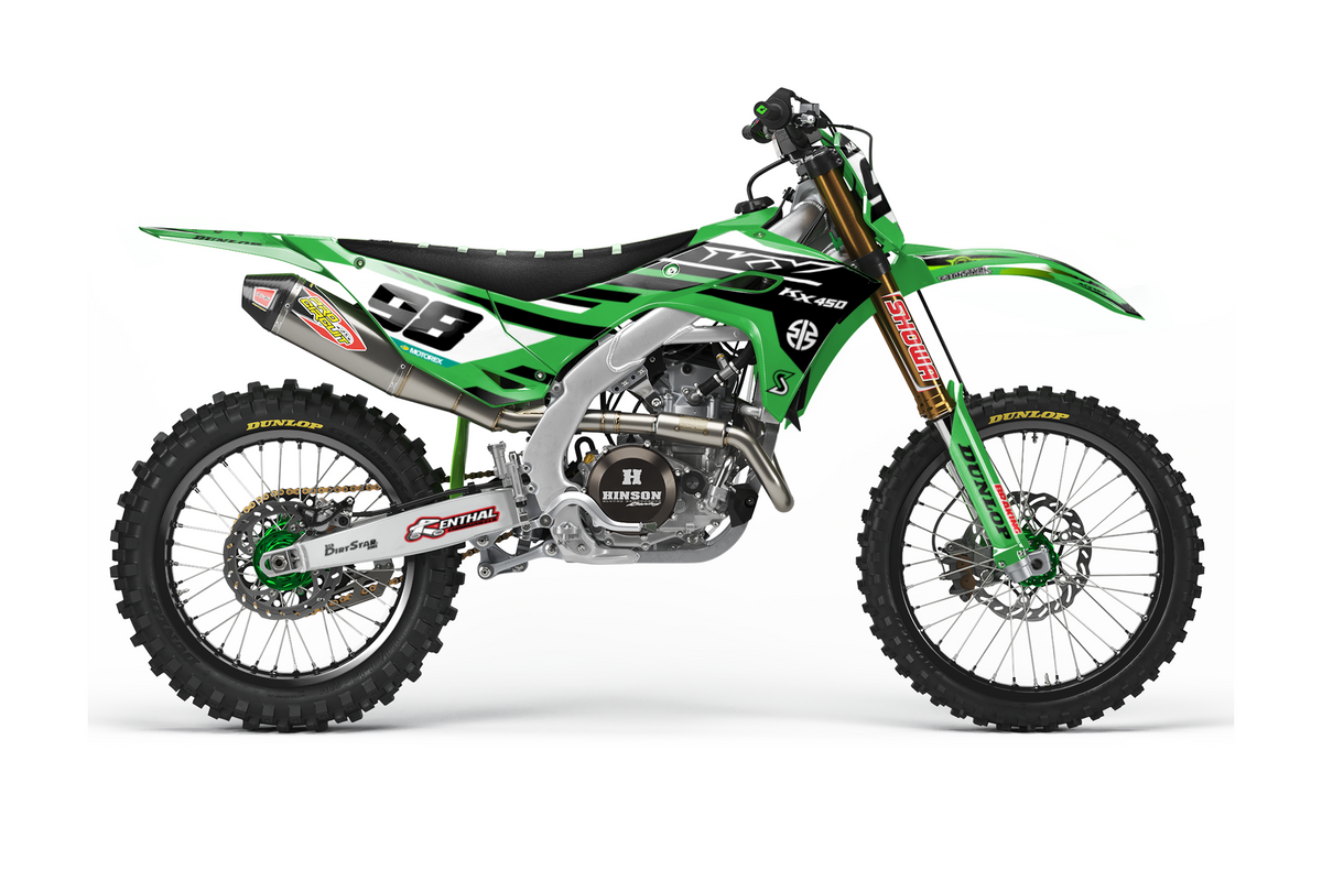 MX Graphics Werx Look – fits Kawasaki KX, KX-F & KLX | all models & years