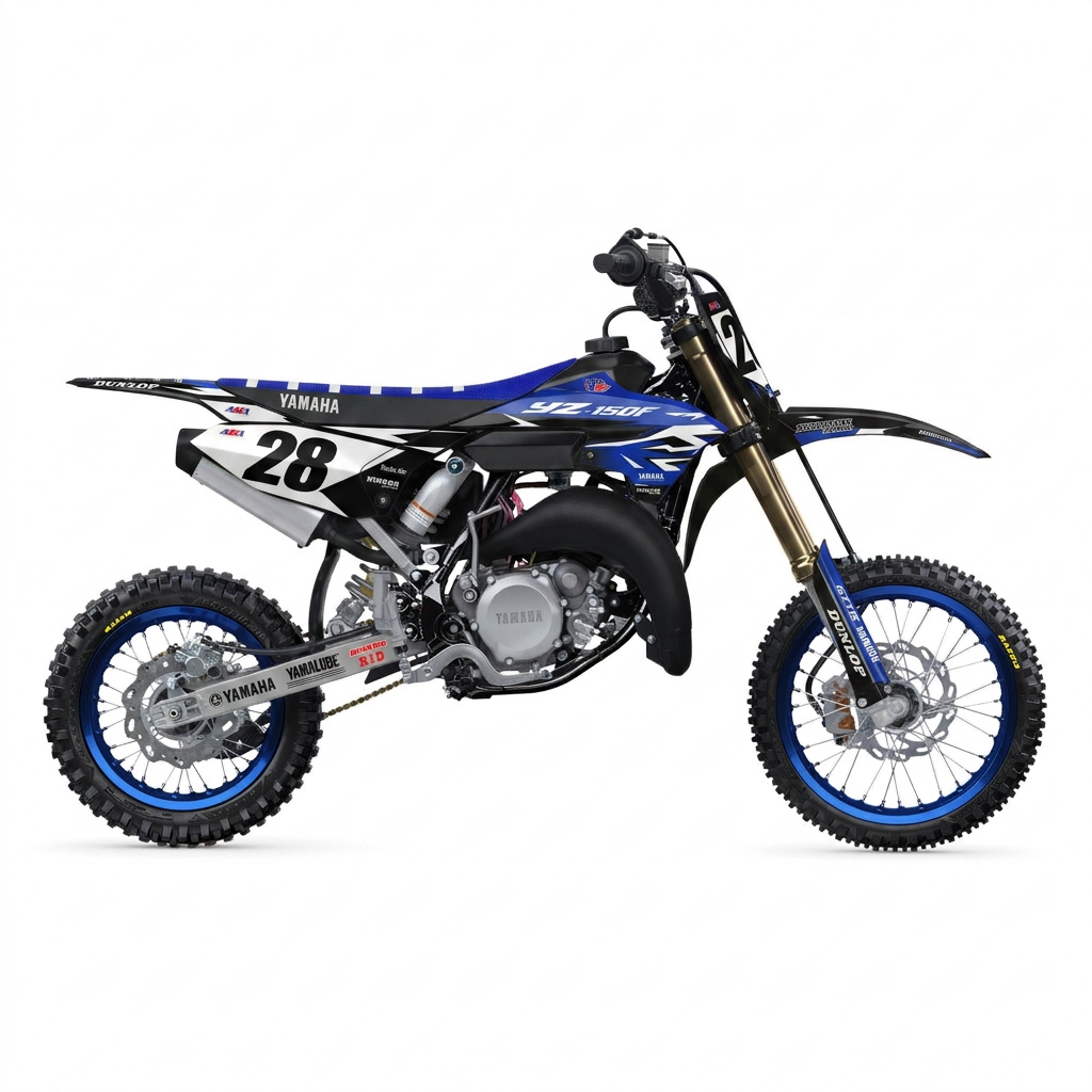 Aufkleber-Set Factory Look – Dekor für Yamaha YZ65