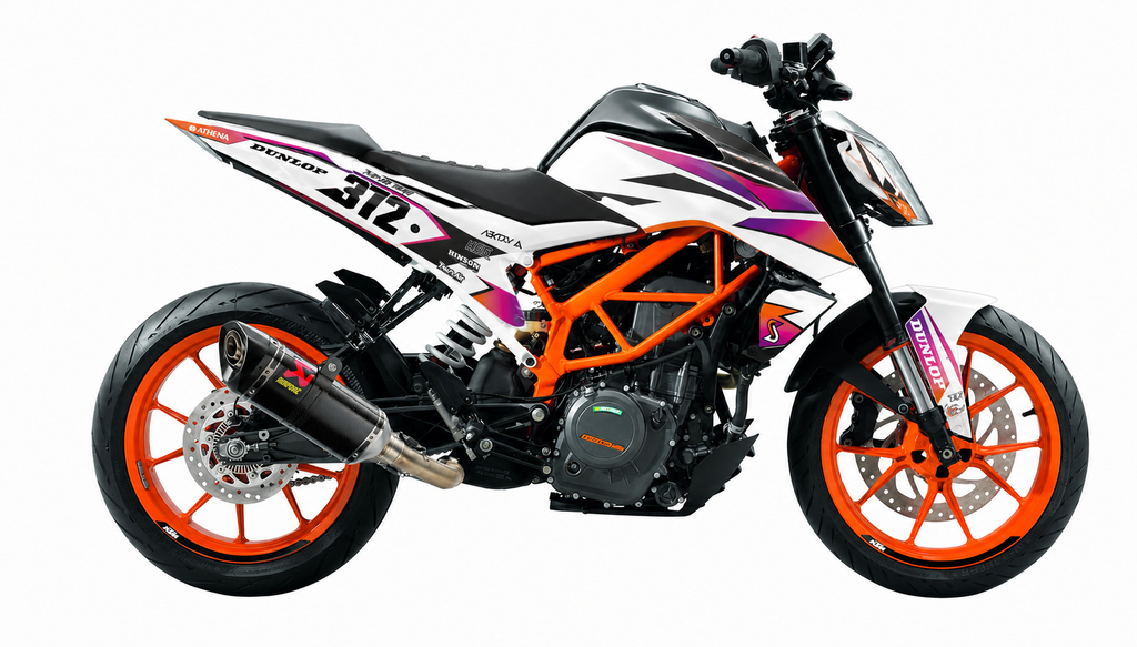 Street Dekor Werx Look – Dekor passend für KTM Duke 125