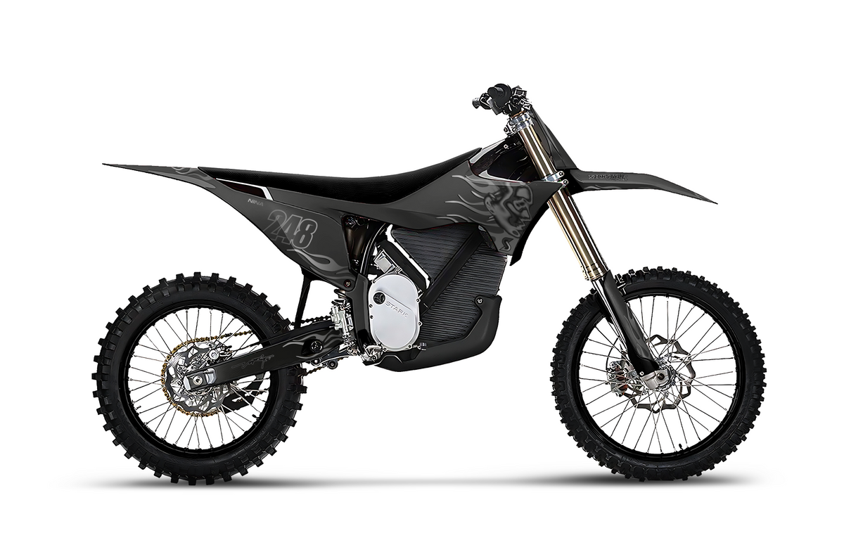 Motocross stickerset Flameface voor Stark Varg EX, MX & SM