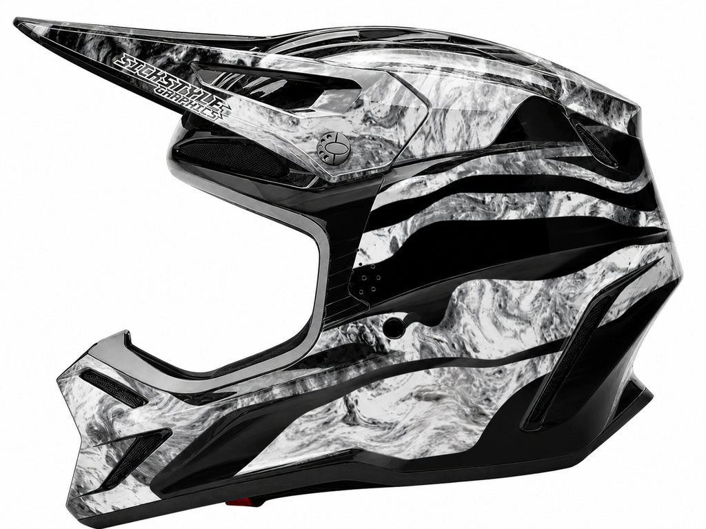 Helmdekor Diekmann Replica für Fox Racing Helme – Custom Helm-Wrap von Sickstyle Graphics