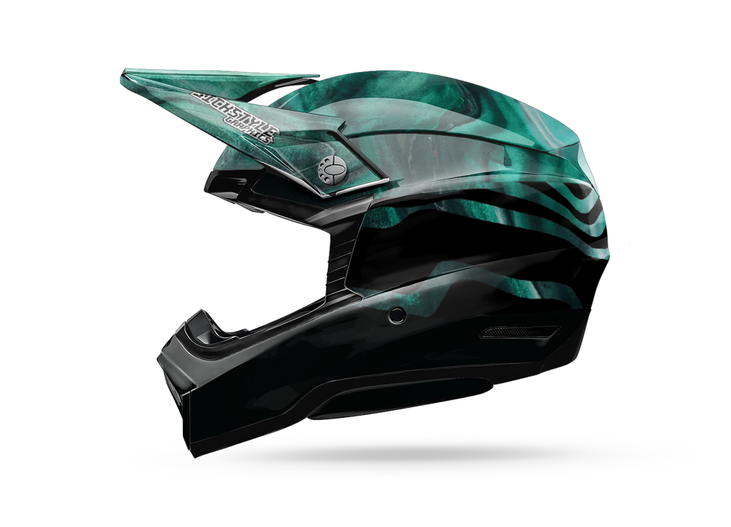 Helmdekor Dieks für Bell Helme – Custom Helm-Wrap von Sickstyle Graphics