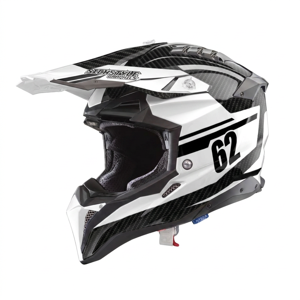 Helmdekor Factory Racing for Airoh Helmets – Custom Helmet Wrap by Sickstyle Graphics