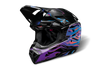 Motocyklová helma s dekorem Flameface od Sickstyle – zakázková fólie na helmu s výrazným designem plamenů