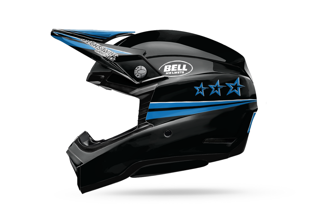 Helmdekor Hyper für Bell Helme – Custom Helm-Wrap von Sickstyle Graphics