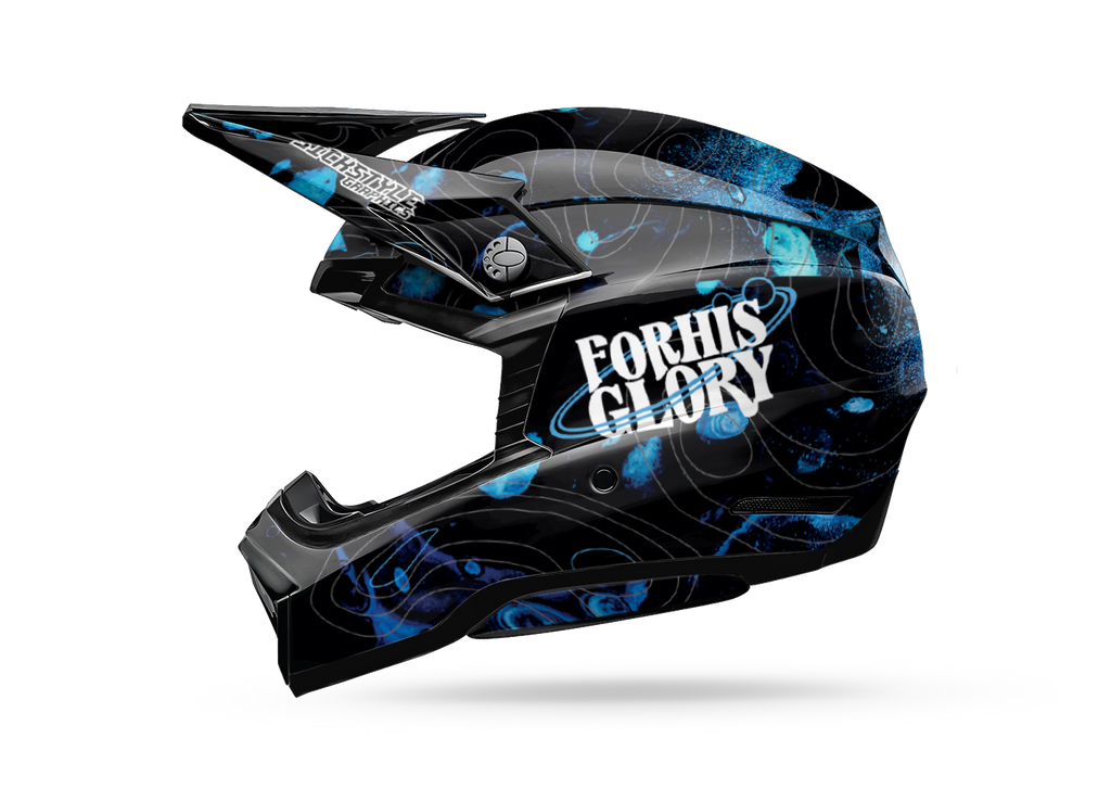 Helmdekor Katzke Replica für Bell Helme – Custom Helm-Wrap von Sickstyle Graphics