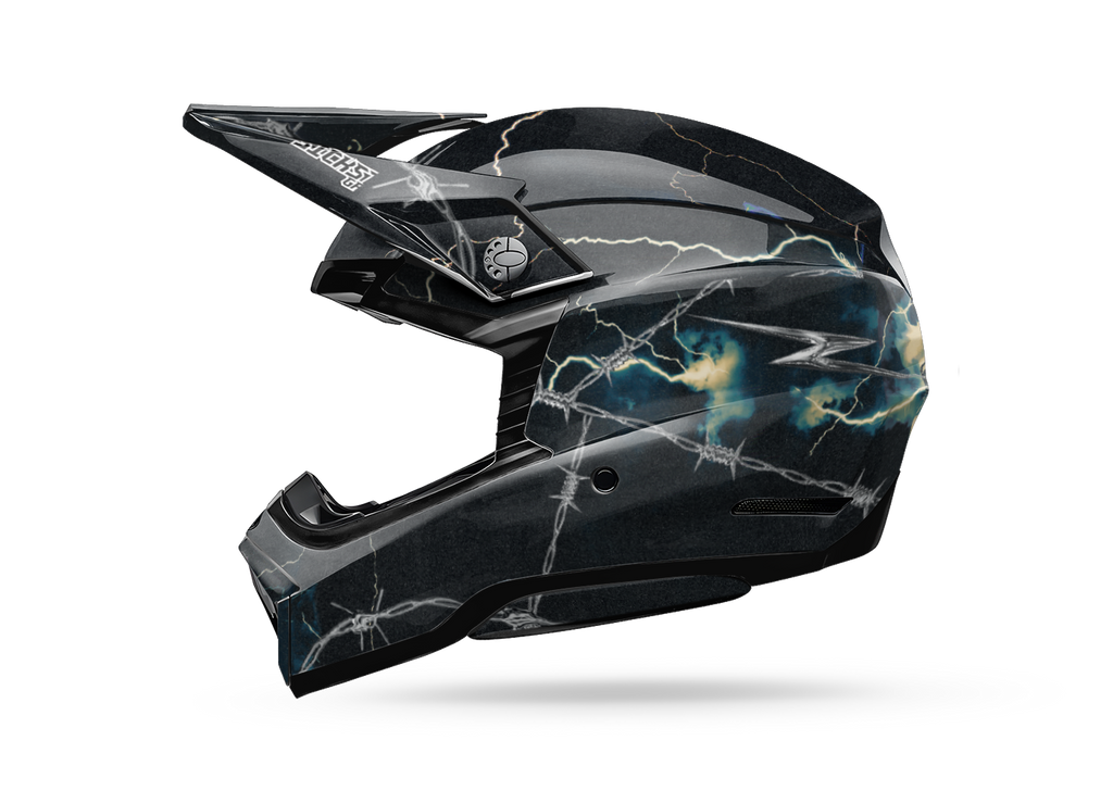 Helmdekor Miley Replica für Bell Helme – Custom Helm-Wrap von Sickstyle Graphics