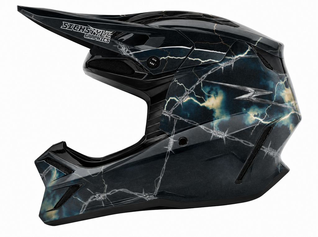 Helmdekor Miley Replica für Fox Racing Helme – Custom Helm-Wrap von Sickstyle Graphics