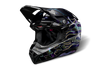 Casco da moto con decorazione Purple Lightning di Sickstyle – Wrap personalizzato per casco con fulmini viola