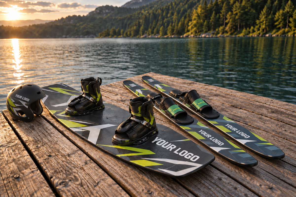 Vinilos para esquís acuáticos &amp; wakeboards. — YOUR LOGO