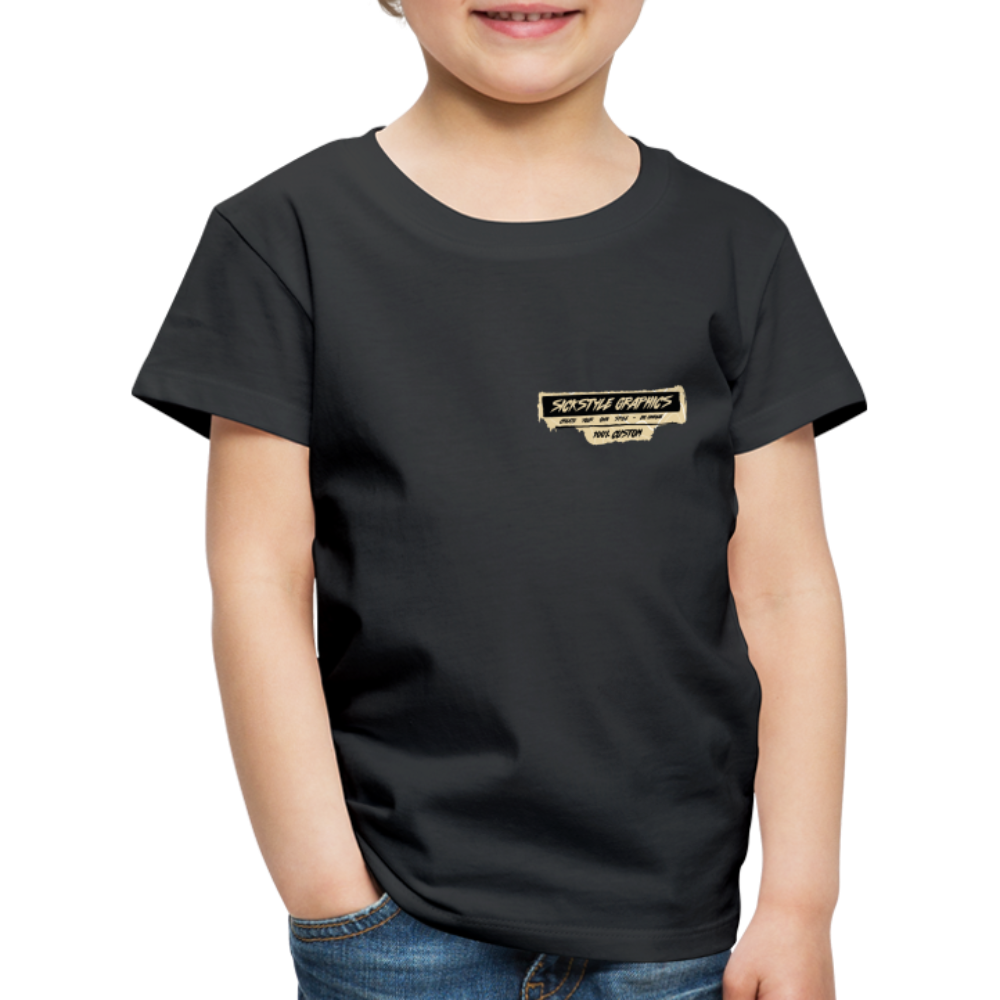 „T-Rex“ - Kids T-Shirt - Schwarz