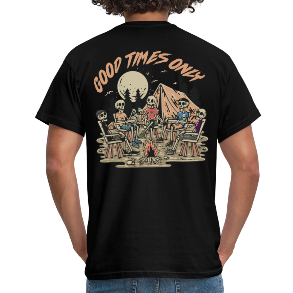 „Good times only“ - Herren T-Shirt - Schwarz