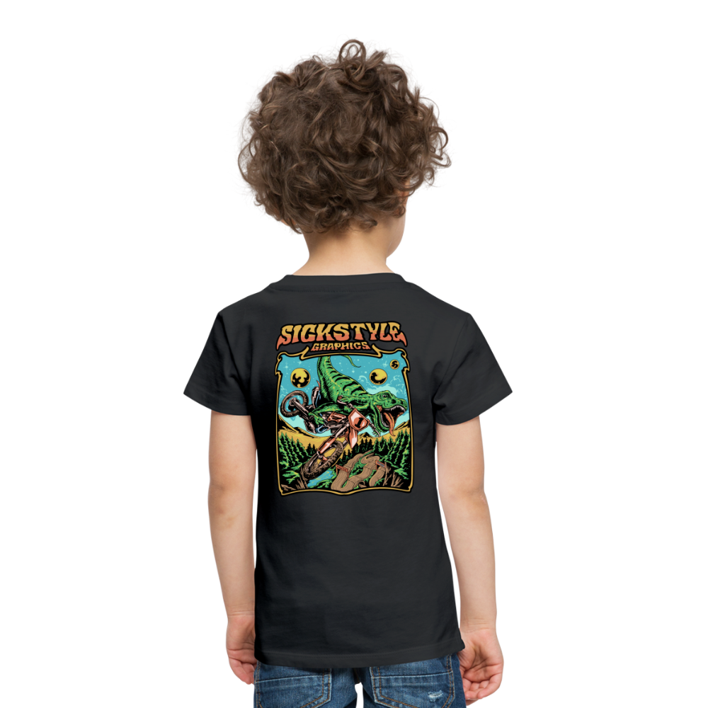 „T-Rex MX“ - Kids T-Shirt - Schwarz