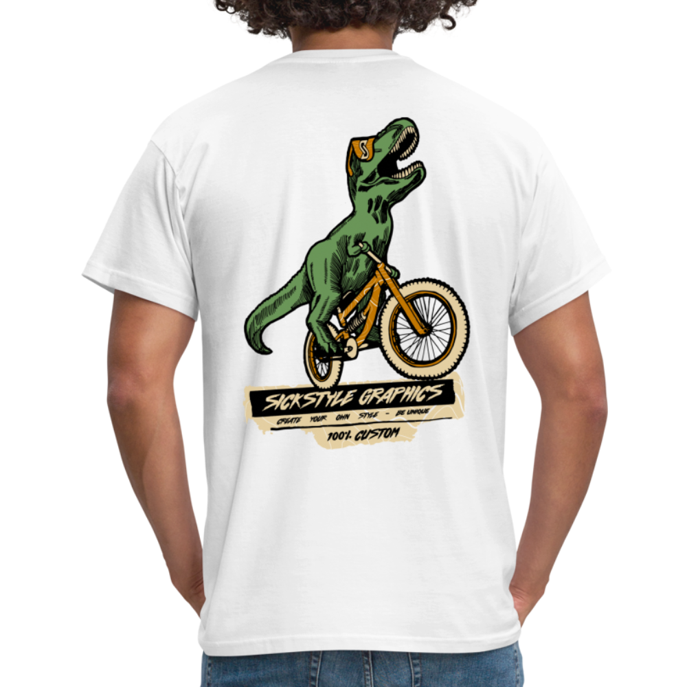 „T-Rex“ - Herren T-Shirt - weiß