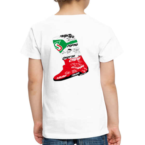 „Italy Roadtrip“ - Kids T-Shirt - weiß