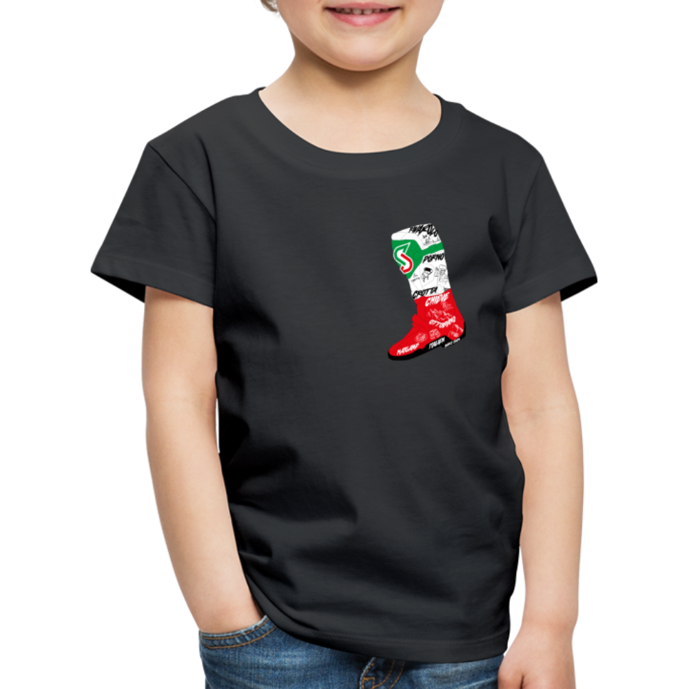 „Italy Roadtrip“ - Kids T-Shirt - Schwarz