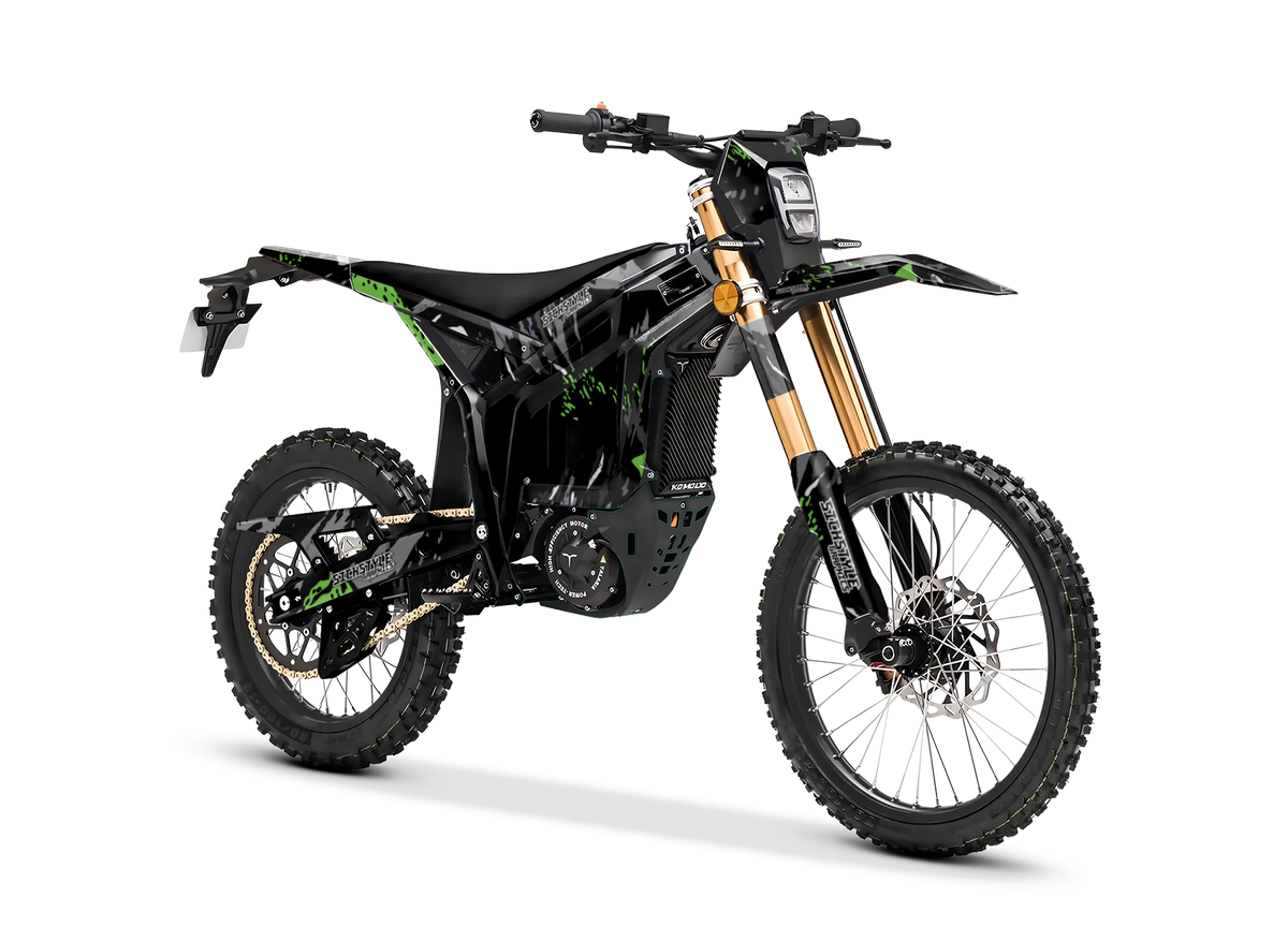 E-moto dekalkit Green Camo för Talaria Komodo