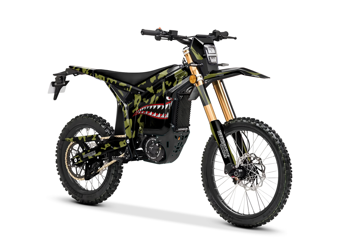 E-moto dekalkit Green Teeth för Talaria Komodo