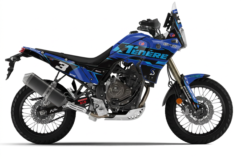 Aufkleber-Set Werx Look – Dekor für Yamaha Ténéré 700