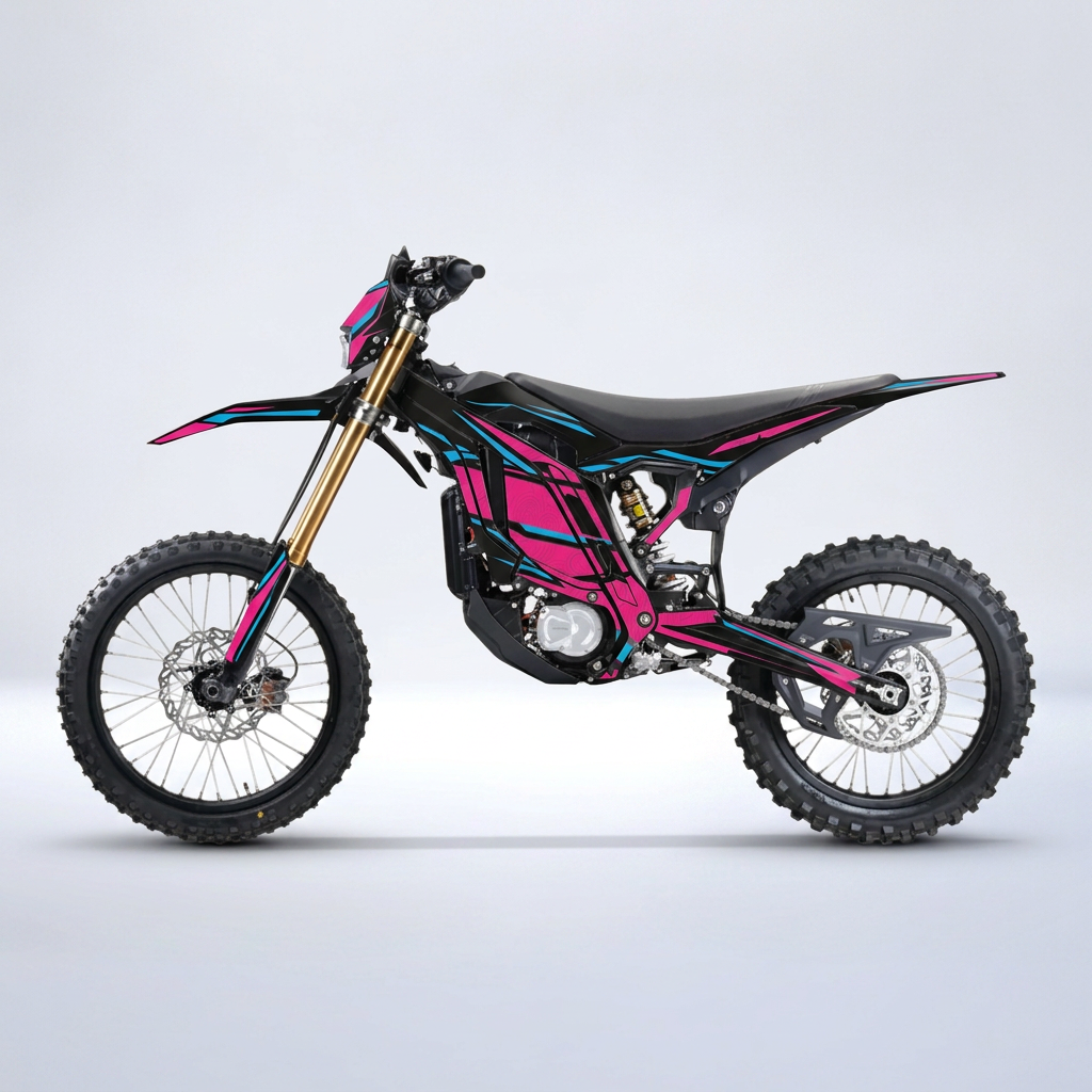 Aufkleber-Set Pink Mountain Lines – Dekor passend für Surron Ultra Bee