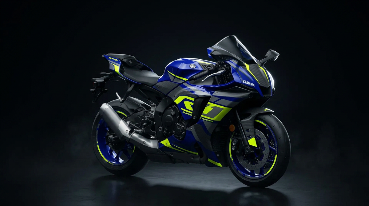Designansicht eines Sickstyle-Dekors passend für Yamaha