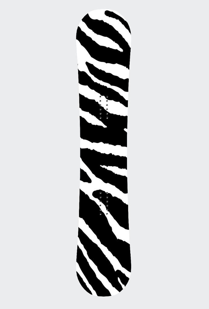 Snowboard Sticker - Zebra - Sickstyle Graphics