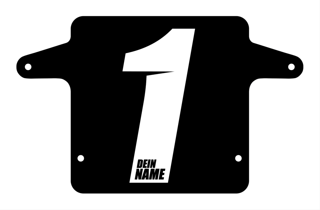 Marsh Guard Numberplate - Custom Nummer Aufkleber - Sickstyle Graphics