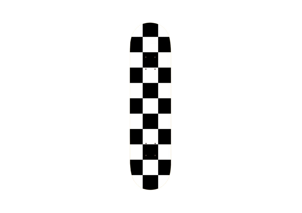 Skateboard Sticker - Checkerboard